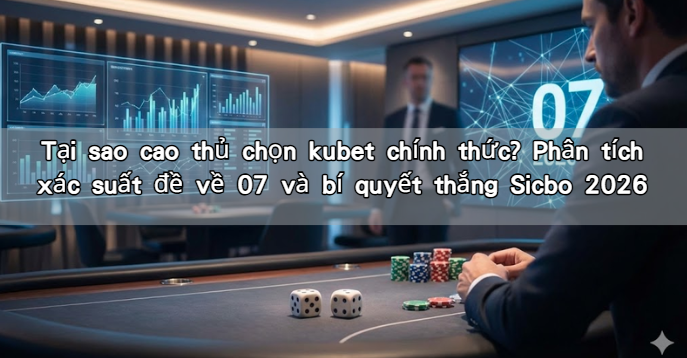 Tại sao cao thủ chọn kubet chính thức? Phân tích xác suất đề về 07 và bí quyết thắng Sicbo 2026
